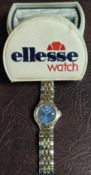 A Vintage Ellesse Divers Watch With Original Box and Spare Link - Very Good Cosmetic Condition.