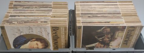A Large Collection of Approximately 84 x Collector's Series Classical Vinyl Records.