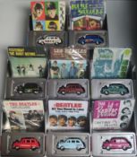A Fantastic Collection of 12 x The Beatle Die Cast Taxi and Vehicles.