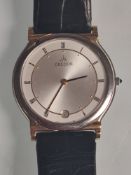 Credor (Seiko) Ultrathin Watch With 18K Gold - Cal 7779-6000. The Watch Is Marked 18K On The Bac...