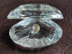 A Genuine Swarovski Crystal and Pearl Shell – In Very Good Used Condition