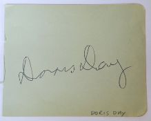 A Doris Day Autograph. This Rare Autograph Was Obtained Circa 1964 By The Original Owner.