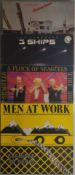 4 x Vinyl LPs – Men At Work – Flock of Seagulls – Rod Argent Etc – All UK First Pressing. VG+ To...