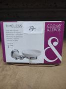 Cooke and Lewis Soap Dish and Holder. RRP £20 - Grade U