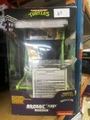 Teenage Mutant Ninja Turtles Arcade 1 Up Countercade. RRP £120 - Grade U