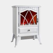 1850W Small White Stove Heater. RRP £69.99 - Grade U