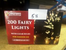 Christmas Workshop 200 Fairy Lights. RRP £20 - Grade U