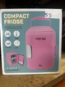 Global Gizmos Compact Fridge. RRP £40 - Grade U