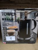 Tower Belle Rapid Boil Kettle. RRP £40 - Grade U