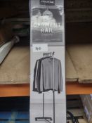 Moda Garment Rail Chrome Clothing Rail. RRP £25 - Grade U