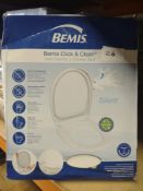 Bemis Click and Clean Toilet Seat. RRP £25 - Grade U