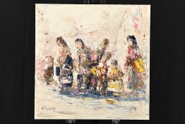 Original Oil On Canvas By Yshi