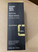 Every Man Jack Mattifying Face Lotion Oil Defense x60. Est Retail Value £660