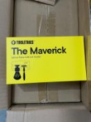 Tooletries The Maverick Razor and Brush Holder Set, Charcoal x24. Est Retail Value £250