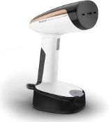 Tefal Access Steam Pocket Handheld Clothes Steamer, 125ml, Black/White/Rose