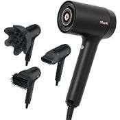 Shark HD120UK STYLE iQ Ionic Hair Dryer & Styler, Black/Rose Gold