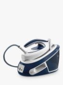 Tefal Express Airglide SV8022 Steam Generator Iron, White/Dress Blue