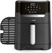 Tefal FW201 Easy Fry 3in1 Digital Air Fryer, Grill & Steamer, 6.2L, Black