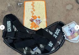 20 x Heavy Duty Dog Harness No Pull Saftey Lock Service Dog (Mix of Sizes). RRP £300 - Grade A