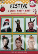 100 x 6 Christmas Party Hats Make Your Own Mini Party Hat. RRP £400 - Grade A