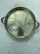 Circular Brass Galley Tray