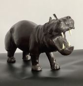 Vintage Leather Hippopotamus