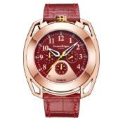 Swan & Edgar Hand Assembled Crusader Automatic Red Watch - Free Delivery & 5 Year Warranty