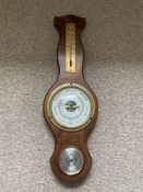 Vintage Rosewood Barometer, Thermometer, Hydrometer