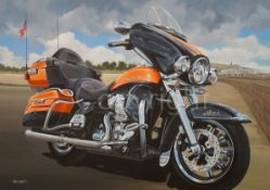 Harley Davidson FLHTK Ultra Limited Extra Large Metal Wall Art
