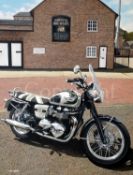 Triumph T100 Bonneville Classic Extra Large Metal Wall Art