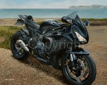 Honda CBR 1000RR Fireblade Motorbike Extra Large Metal Wall Art