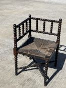 William Morris Style Arts and Crafts Child’s Bobbin Chair