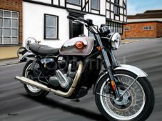 BSA Gold Star 650cc Motorbike Extra Large Metal Wall Art