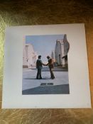 Pink Floyd - Wish You Were Here 1st Pressing Near Mint With Postcard & Sticker