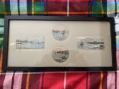 Set of 4 Small Watercolours