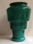 Circa 1930s ‘Art Deco’ Bohemian Graduated Trumpet Vase, Cubist