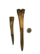 Pre-Columbian South American Bone Leather Working Tools