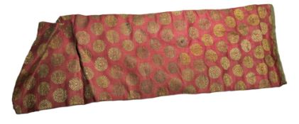 19th Century Indian Silk Document Bag
