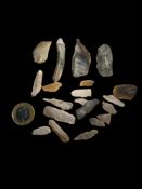 Antiquities: English Neolithic Stone Age Microlith Scrapers, Found Colsterdale, North Yorkshire