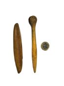 Pre-Columbian South American Bone Leather Working Tools