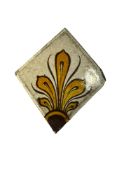 Medieval Stained Glass Fragment