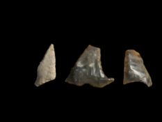 Antiquities: English Neolithic Stone Age Arrow Heads, Yorkshire Finds