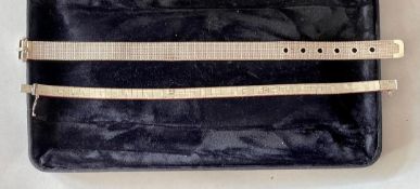 A Pair of Vintage Silver Bracelets