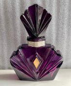 Elizabeth Taylor Large Amethyst Glass Passion Perfume Factice Store Display