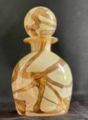 Vintage Mdina Glass Swirl Decanter