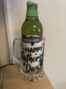 Father’s Day Glass Tankard, Beer and Gift Bag