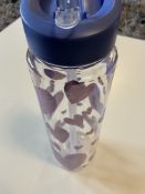 New Purple Heart Design Water Bottle