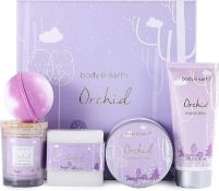 New Packaged Body & Earth Orchid Bath Gift Set Orchid Scent: Infused