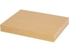 3 x Form Cusko Yellow Oak Effect Shelf (D)235mm