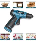 Cordless Hot Glue Gun WESCO 3.6V 10 Pieces Fast Heat Up Anti-Leaking